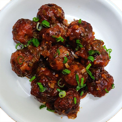 "Vegetable Manchurian Dry (Hotel Green Park ) - Click here to View more details about this Product